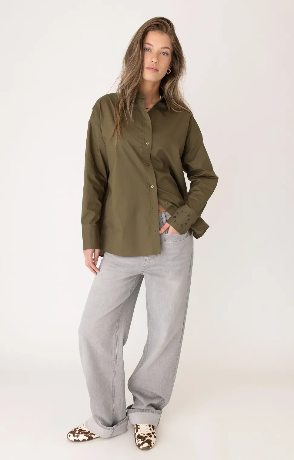 ANNA BLUE BLOUSE