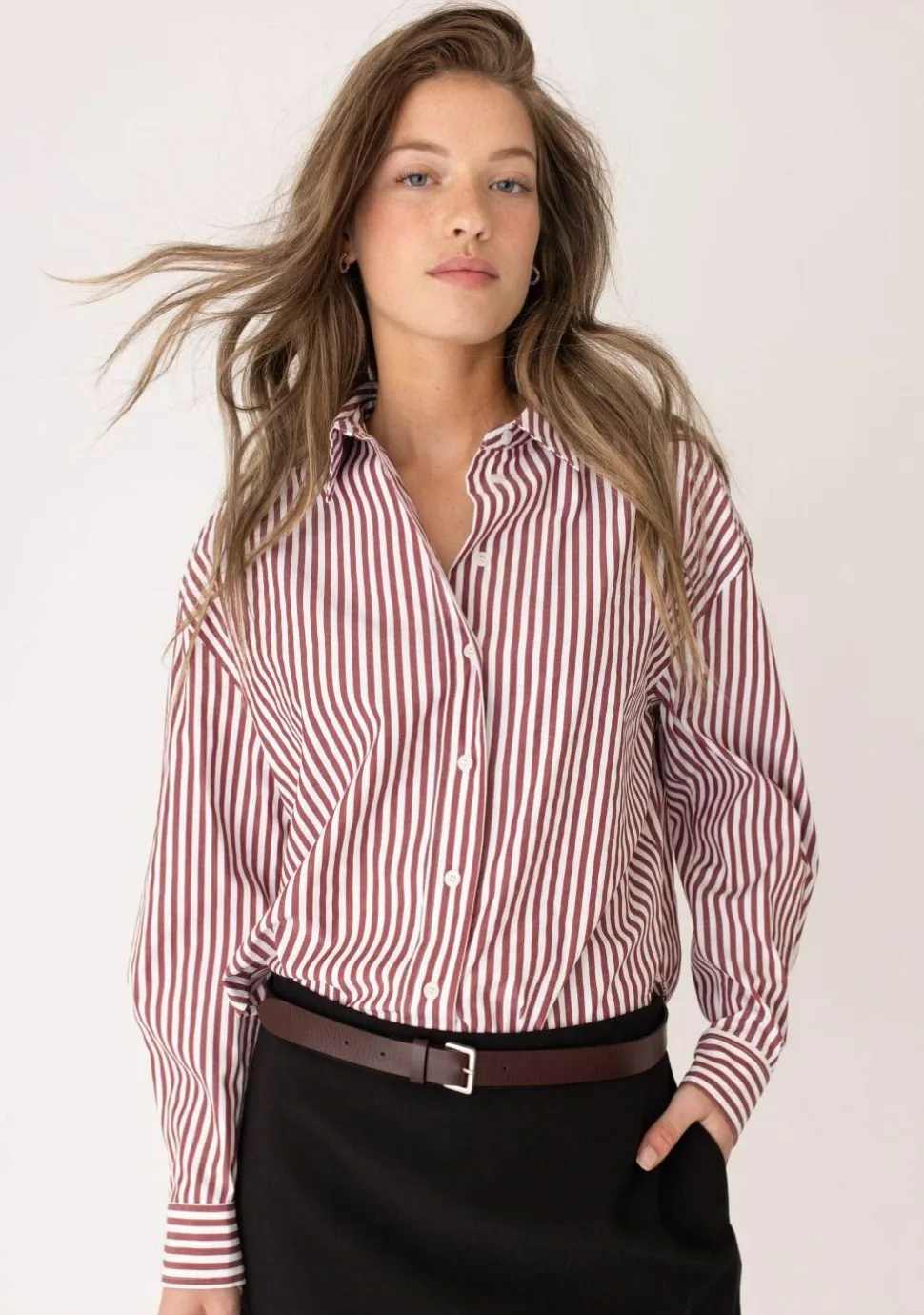 ANNA BLUE BLOUSE