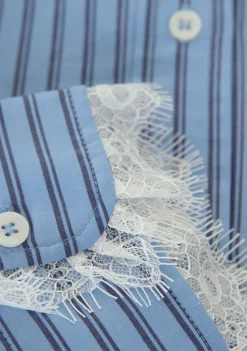 ANNA BLUE BLOUSE