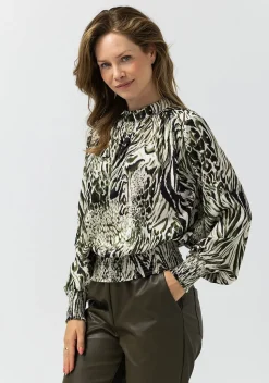 LABEL DOT BLOUSE