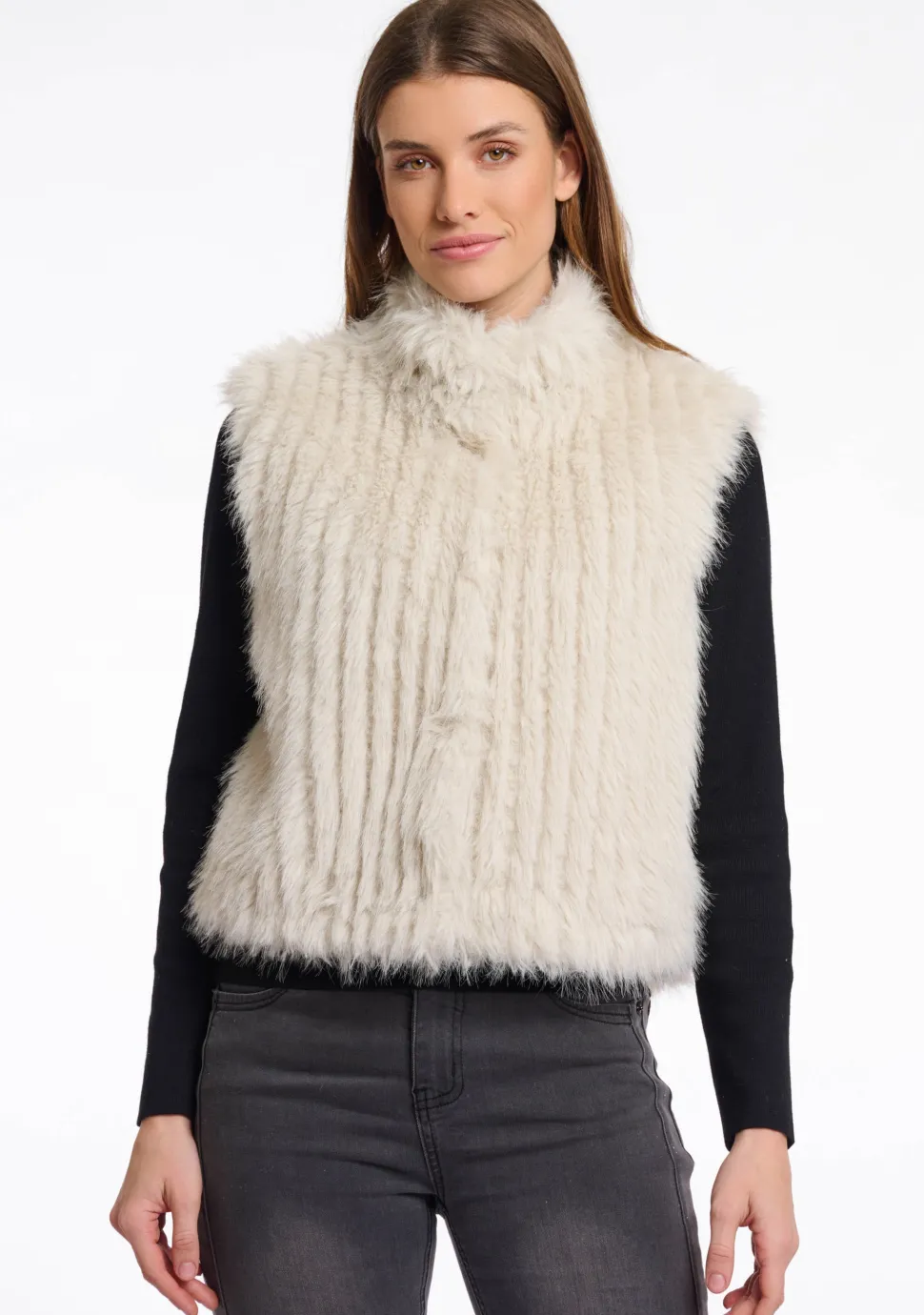 RINO EN PELLE GILET