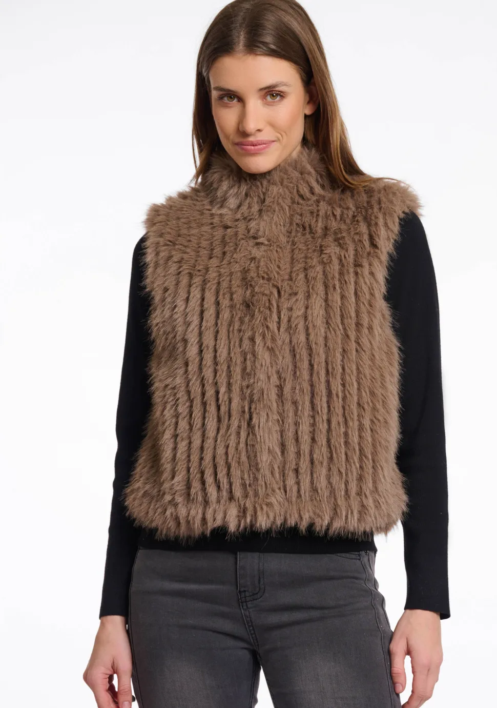 RINO EN PELLE GILET