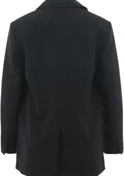 WITH BLACK BLAZER