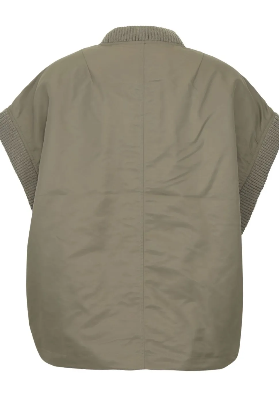 WITH BLACK BODYWARMER